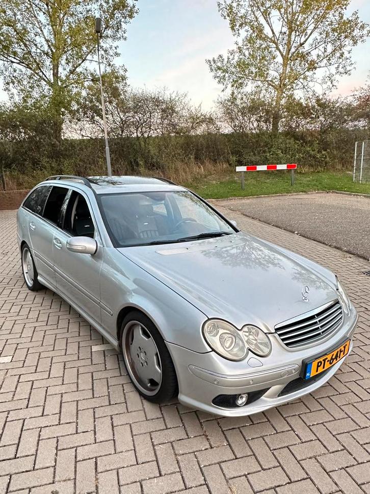 Mercedes C55 Amg 5.4 liter lpg g3! 2004, Auto's, Mercedes-Benz, Bedrijf, C-Klasse, ABS, Adaptieve lichten, Airbags, Airconditioning
