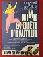 MIMIE MATHY - AFFICHETTE ORIGINALE - 26/38 CM, Musique, Utilisé, Enlèvement ou Envoi, Rectangulaire vertical