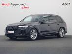 Audi Q7 Q7 e-hybrid 55 TFSI e Quattro S line Tiptronic (290, Auto's, Audi, Automaat, Lederen bekleding, Zwart, Q7
