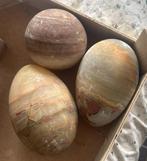 Set van 3 marmeren eieren en/of bol, Antiek en Kunst, Ophalen