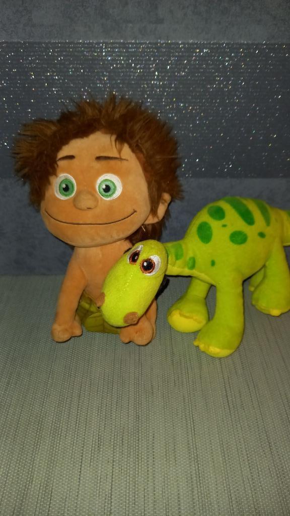 The Good Dinosaur knuffels, Kinderen en Baby's, Speelgoed | Knuffels en Pluche, Gebruikt, Overige typen, Ophalen of Verzenden