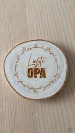 Houten onderzetter voor opa, Nieuw