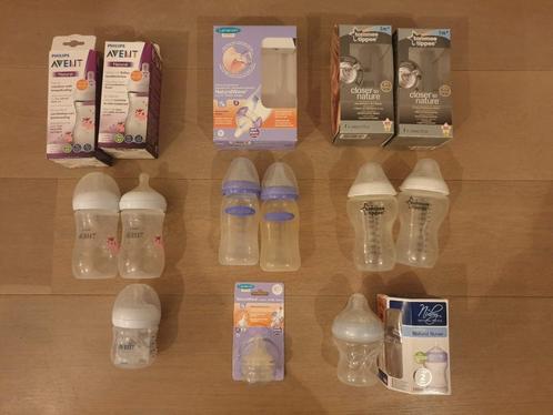 Volledige set zuigflessen / papflessen – Lansinoh – Tommy Ti, Kinderen en Baby's, Babyvoeding en Toebehoren, Zo goed als nieuw