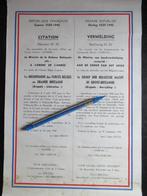 AB-BL - Brigade Piron - Citation française, Collections, Objets militaires | Seconde Guerre mondiale, Autres types, Armée de terre