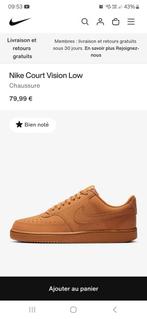 Nike Court Vision Low prix neuf 79€ taille 40., Enlèvement, Comme neuf