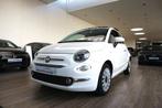 Fiat 500 GLAZEN PANODAK*SLECHTS 24.500KM*ONGEVALVRIJ*TOP !, 4 zetels, Stof, 4 cilinders, Wit