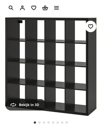 kallax ikea vakkenkast beschikbaar voor biedingen
