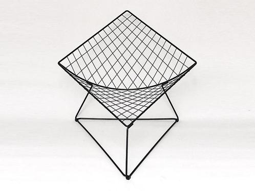 stoel Niels Gammelgaard, Huis en Inrichting, Fauteuils, Zo goed als nieuw, Metaal, 75 tot 100 cm, 75 tot 100 cm, Ophalen