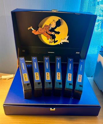 Coffret collector 6 cassettes Tintin + 4 cassettes en plus, Enlèvement ou Envoi