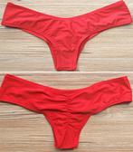 Scrunch bikinistring cheeky rood L 36/38 bikinifun, Vêtements | Femmes, Vêtements de Bain & Maillots de Bain, Envoi, Neuf, Rouge