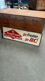 Groot blikken bord Royal Crown Cola, Ophalen