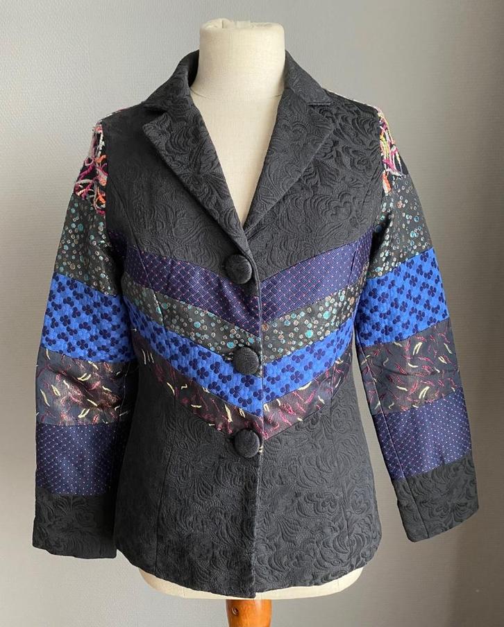 Kleurrijk jasje Choklate maat S, Kleding | Dames, Jassen | Winter, Zo goed als nieuw, Maat 36 (S), Verzenden