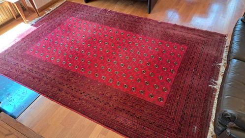 Prachtig Handgeknoopt Afghaans Tapijt / Wollen Vloerkleed, Huis en Inrichting, Stoffering | Tapijten en Vloerkleden, Gebruikt