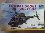 Combat Scout Bell OH-58D Italeri 185, Hobby en Vrije tijd, Nieuw, Helikopter, Italeri, 1:72 tot 1:144