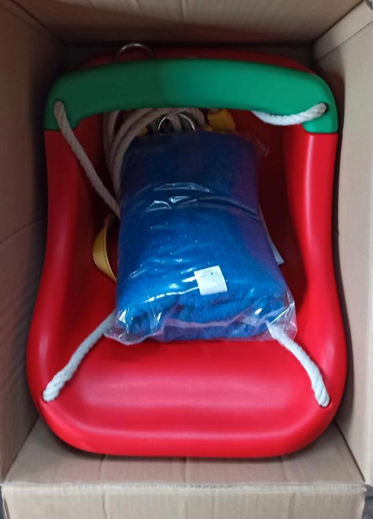 Peuterschommel met inlegkussen - nieuw in verpakking, Kinderen en Baby's, Speelgoed | Duplo en Lego, Nieuw, Complete set, Ophalen of Verzenden