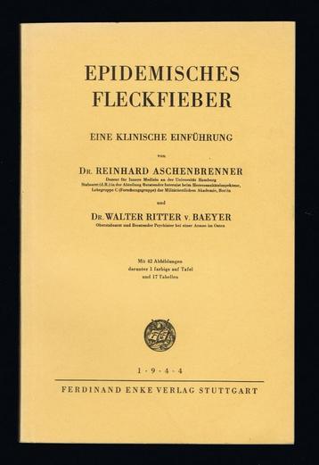 Duitse oorlogsgeneeskunde, vlektyfus, Fleckfieber (1944) beschikbaar voor biedingen