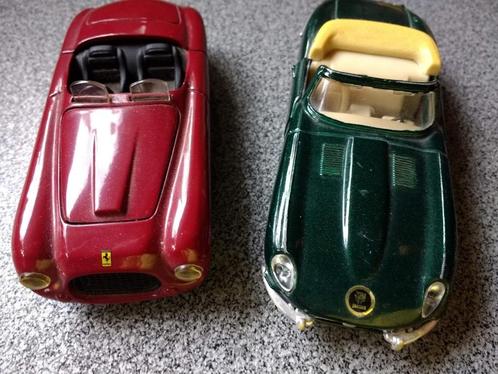 Ferrari 166   +   Jaguar E Type, Hobby en Vrije tijd, Modelauto's | Overige schalen, Auto, Ophalen of Verzenden