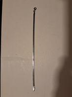 Platte zilveren armband, Handtassen en Accessoires, Armbanden, Ophalen of Verzenden, Gebruikt, Zilver, Zilver