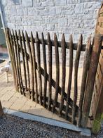 Portail, barrière avec loquet, 1x1 mètre, Jardin & Terrasse, Bois, Porte du jardin, Enlèvement, Utilisé