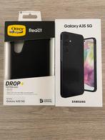 Samsung A35 5G Navy Blue sealed + hoesje, Ophalen, Nieuw, Zonder simlock, 128 GB