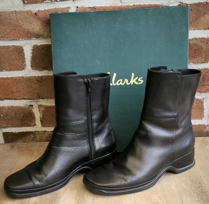 Clarks Dameslaarzen, Zwart, Maat 38, Kleding | Dames, Schoenen, Zo goed als nieuw, Lage of Enkellaarzen, Zwart, Ophalen of Verzenden