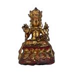 Amitayus verguld brons Sino-Tibetaans China 17e eeuw, Ophalen of Verzenden