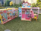 Barbie meeneem huis met poppen, Enfants & Bébés, Jouets | Maisons de poupées, Comme neuf, Enlèvement ou Envoi, Accessoires