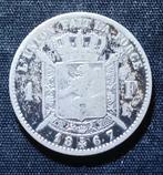 1 frank FR 1867 (zilverprijs) - Leopold II, Postzegels en Munten, Munten | België, Verzenden, Zilver, Losse munt, Zilver