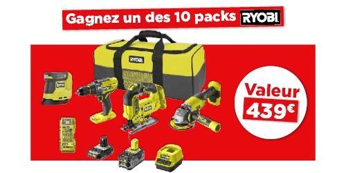 4 Machines Ryobi 4 new, Bricolage & Construction, Outillage | Foreuses, Neuf, Perceuse, Enlèvement ou Envoi