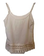 Vintage Chemise Beige, Nieuw, Beige, Halswijdte 38 (S) of kleiner, Ophalen of Verzenden