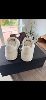 Balmain B-court sneakers van kalfsleer, Kleding | Heren, Ophalen, Wit, Zo goed als nieuw, Sneakers