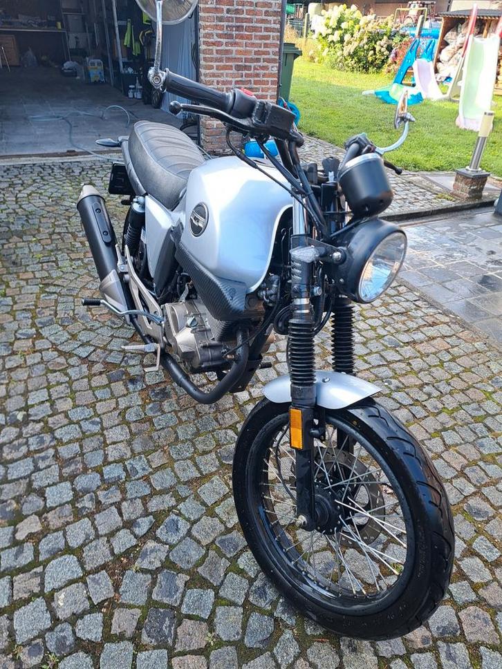 APG, café racer, Fietsen en Brommers, Brommers | Overige merken, Gebruikt, Ophalen