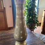 Grand vase en laiton gravé à la main – style oriental  50 cm, Ophalen
