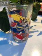 Tom & Jerry Glas, Verzamelen, Stripfiguren, Ophalen, Overige figuren, Gebruikt, Gebruiksvoorwerp