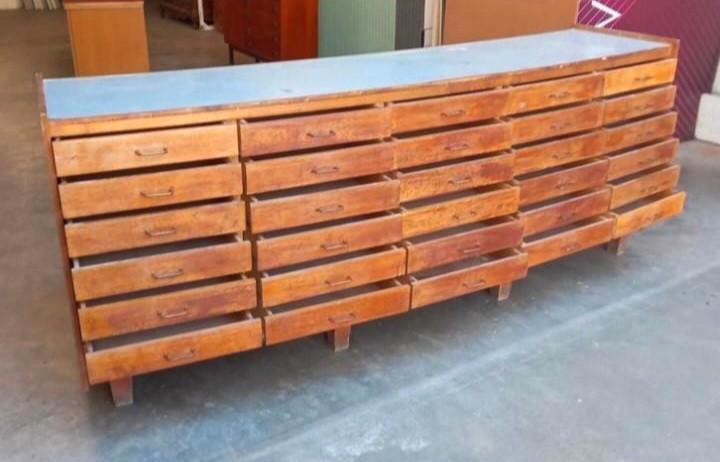 Vintage antieke handgemaakte meubels van massief eikenhout, Zakelijke goederen, Kantoor en Winkelinrichting | Magazijn, Stelling en Opslag