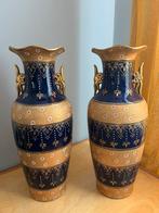 Set van 2 antieke Bruine Vazen, Antiquités & Art, Antiquités | Vases, Enlèvement