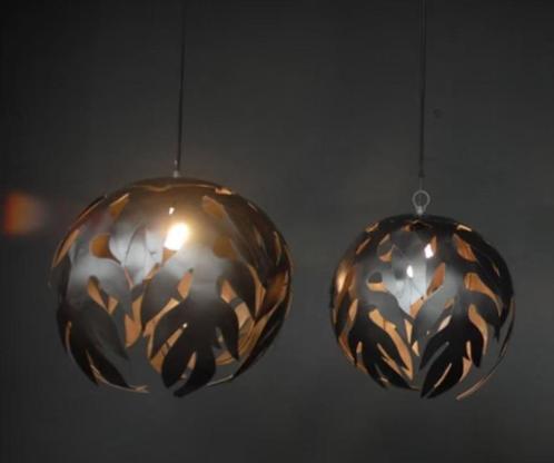 Superb Design Lamp Emery & Cie - Emery zwarte plafondlamp, Huis en Inrichting, Lampen | Plafondlampen, Metaal, Ophalen of Verzenden