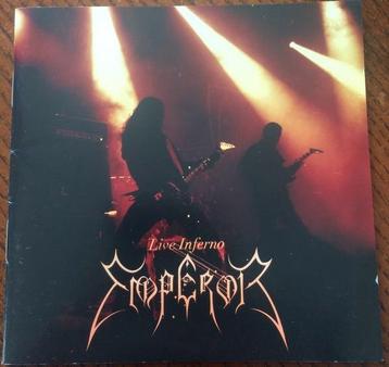 Dubbele CD Emperor, Live inferno.Black metal. beschikbaar voor biedingen