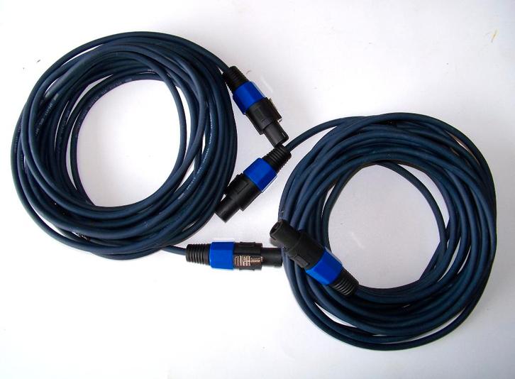 Luidsprekersnoeren 2x5 meter - 2x2,5mm, Muziek en Instrumenten, Kabels en Stekkers, Nieuw, Speaker of Versterker, Ophalen of Verzenden