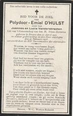 B P D HULST P BEVERE - 1900 - 1918, Ophalen of Verzenden, Bidprentje