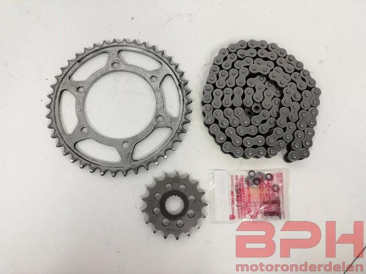 Kettingset Suzuki GSX-R 1000 K9 L0 L1 L2 L3 L4 L5 L6 2009 t/, Motoren, Onderdelen | Suzuki, Gebruikt, Ophalen of Verzenden