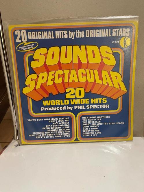 K-TEL Lp SOUNDS SPECTACULAR, Cd's en Dvd's, Vinyl | Pop, Zo goed als nieuw, 1960 tot 1980, 12 inch, Ophalen of Verzenden