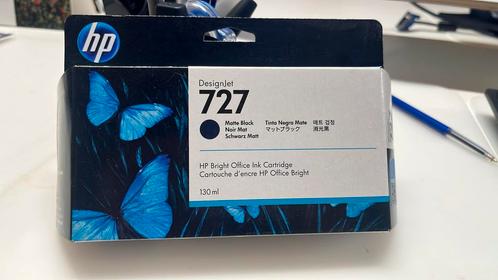 HP 727 matzwarte DesignJet inktcartridge, 130 ml, Computers en Software, Printerbenodigdheden, Zo goed als nieuw, Cartridge, Ophalen of Verzenden