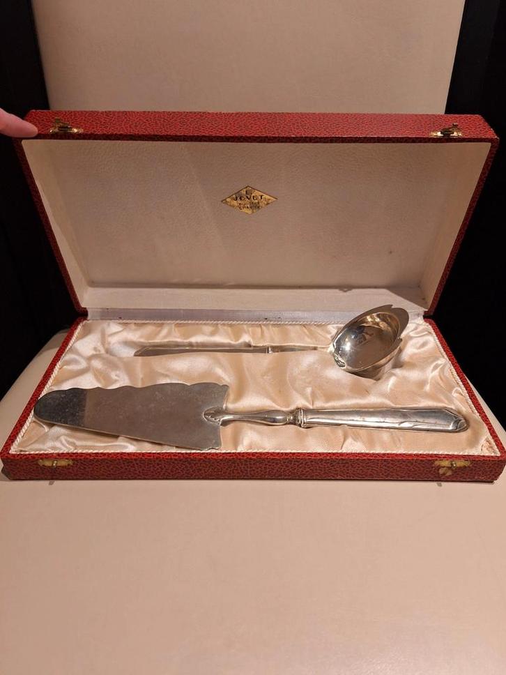 Set de couverts en métal argenté, Antiquités & Art, Antiquités | Argent & Or, Enlèvement ou Envoi