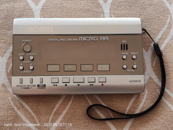 BOSS Micro BR - Digitale Multitrack Recorder, Muziek en Instrumenten, Mengpanelen, Zo goed als nieuw, 20 kanalen of meer, Microfooningang