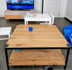 Salontafel (industrieel) – 89,5  89,5  37,5 cm, Maison & Meubles, Tables | Tables de salon, Moins de 50 cm, 50 à 100 cm, Enlèvement