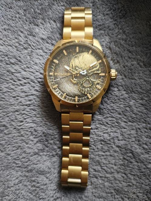 Montre Stainless Steel Police, Handtassen en Accessoires, Horloges | Heren, Gebruikt, Polshorloge, Overige merken, Ophalen