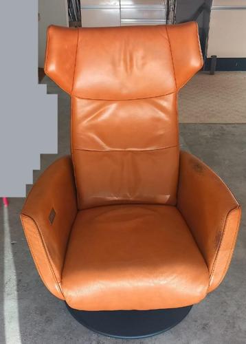 Relaxfauteuil, 3 Motoren, Leder, Leer, Fauteuil, Lichtbruin, beschikbaar voor biedingen
