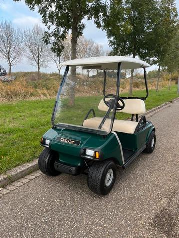 Elektrische Golfkar Clubcar in perfecte conditie verlichting disponible aux enchères