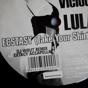 maxi 12" Johnny vicious lula  ecstasy vg+